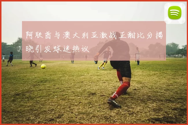 阿联酋与澳大利亚激战正酣比分揭晓引发球迷热议